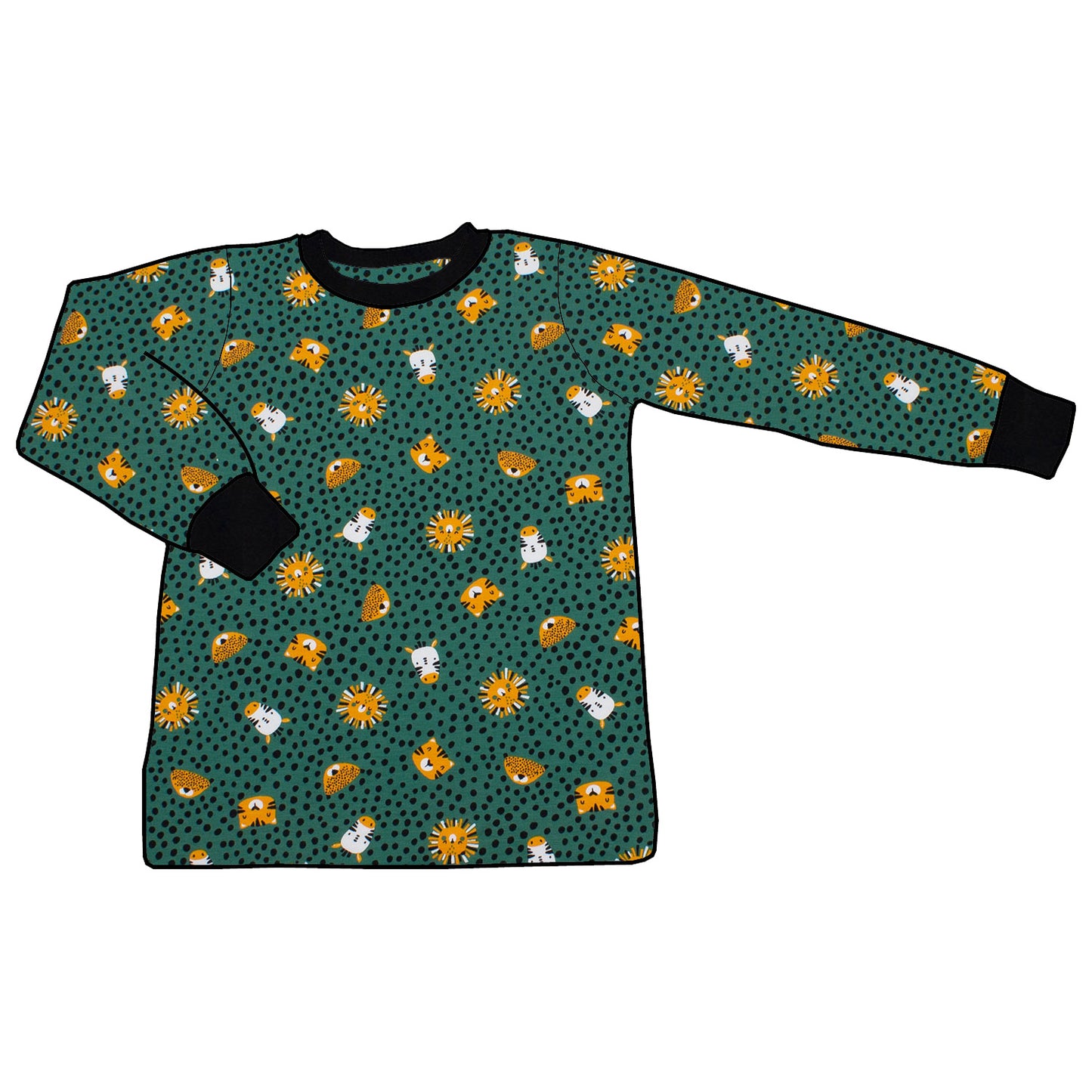 Kinder Basic Langarmshirt Afrikatiere