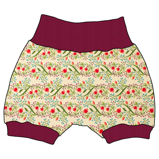 Kinder Shorts Blumengarten