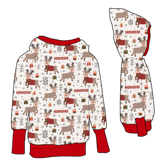 Kinder Retrohoodie HoHoHo