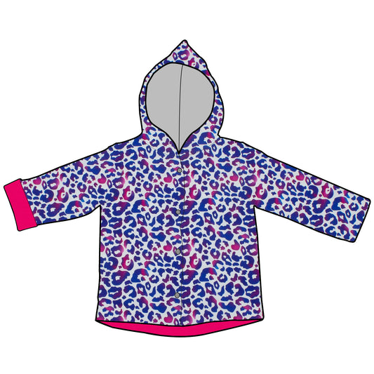 Kinder Wendejacke Übergangsjacke Leo lila / pink