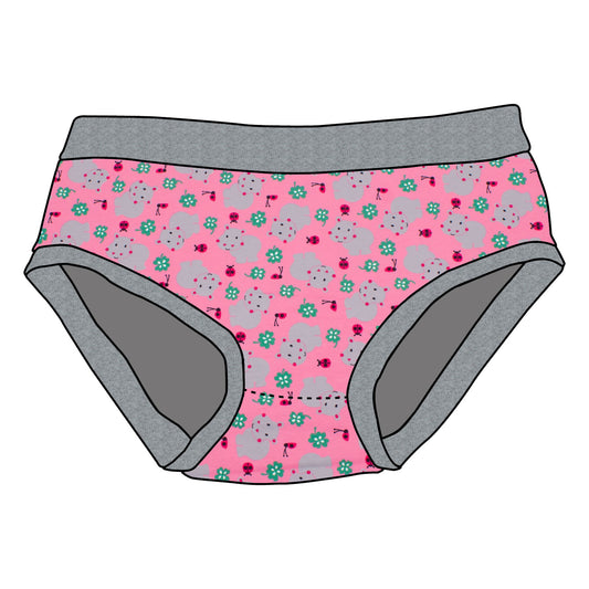 Kinder Unterhose Nilpferd rosa