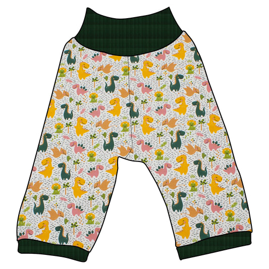 Kinder 3/4 Caprihose Sommerhose Dinoland Rosa