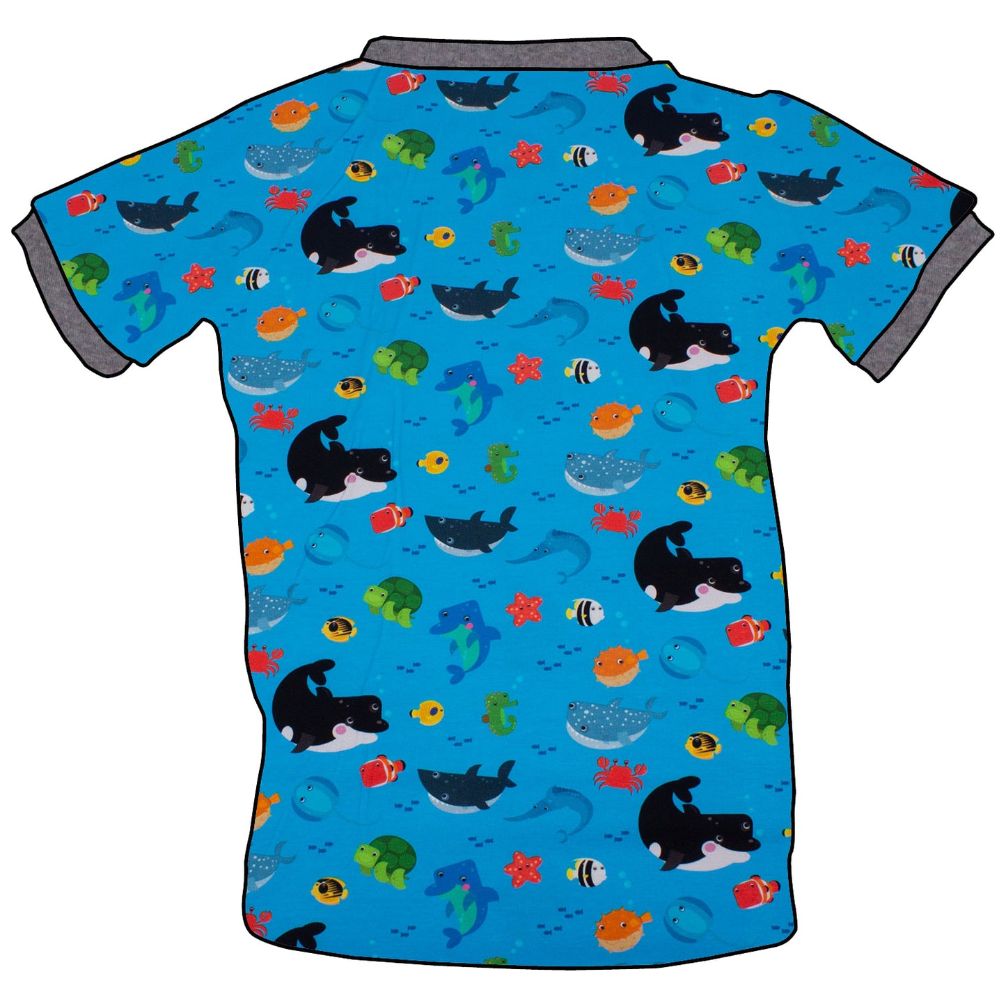 Kinder T-Shirt Meerestiere