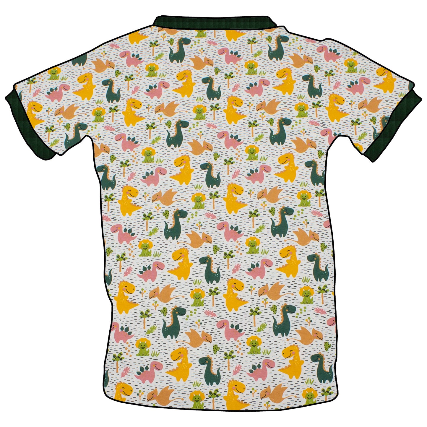 Kinder T-Shirt Dinoland Rosa