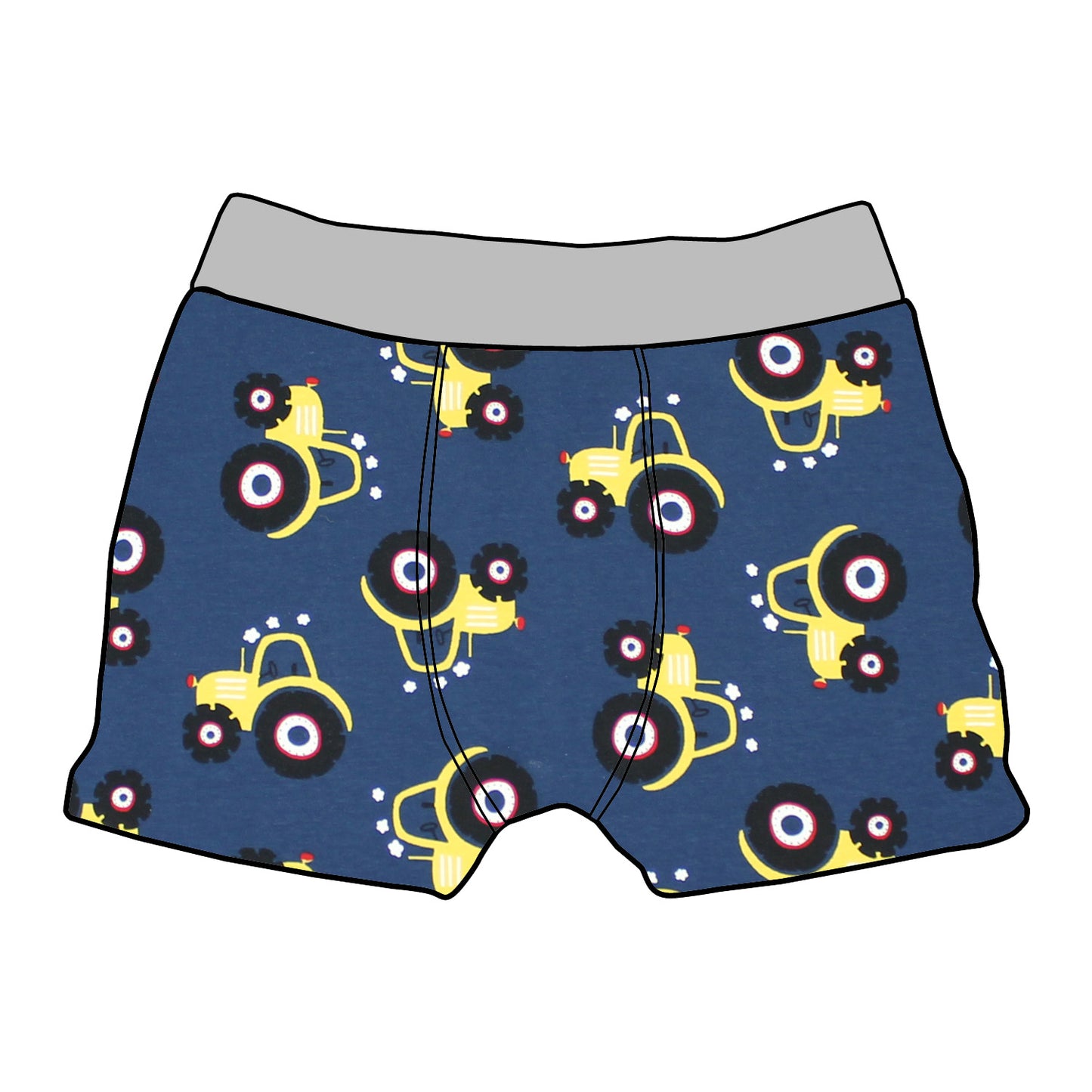 Kinder Boxershorts Trecker dunkelblau