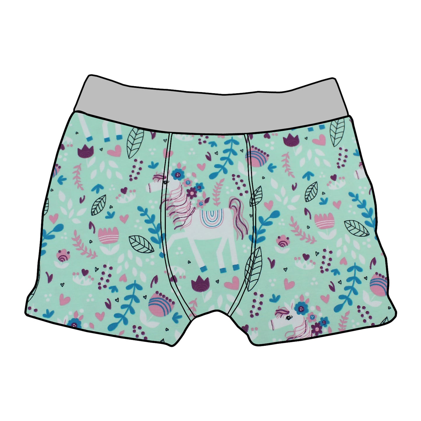 Kinder Boxershorts Pony