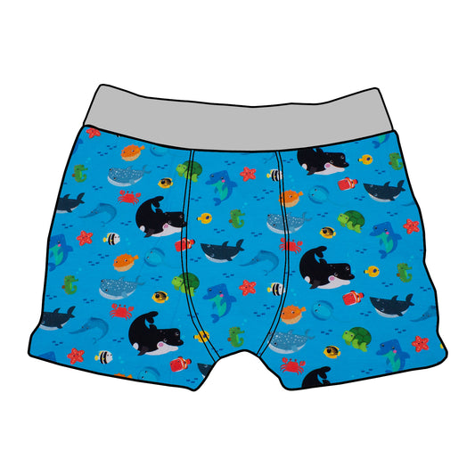 Kinder Boxershorts Meerestiere